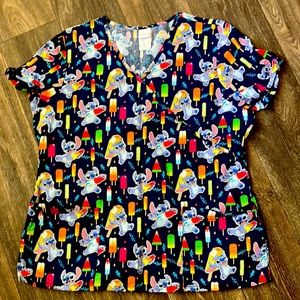 Stitch Disney Women’s Scrub Top